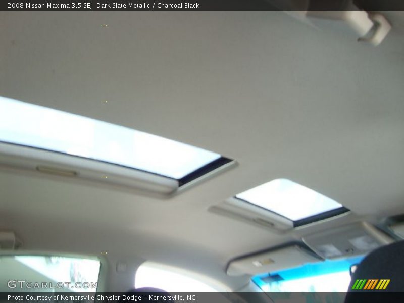 Dark Slate Metallic / Charcoal Black 2008 Nissan Maxima 3.5 SE