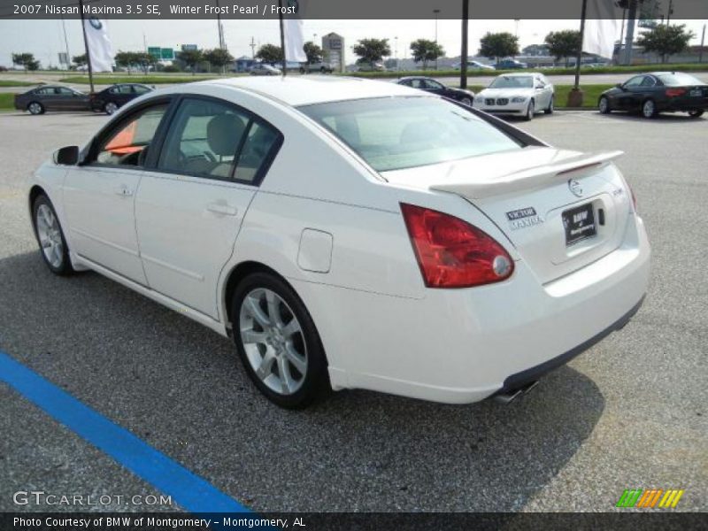 Winter Frost Pearl / Frost 2007 Nissan Maxima 3.5 SE