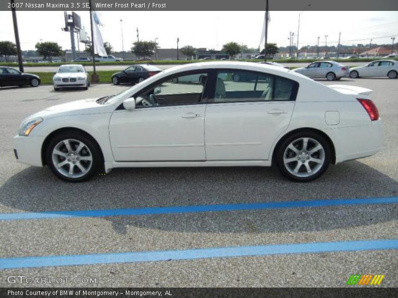 Winter Frost Pearl / Frost 2007 Nissan Maxima 3.5 SE
