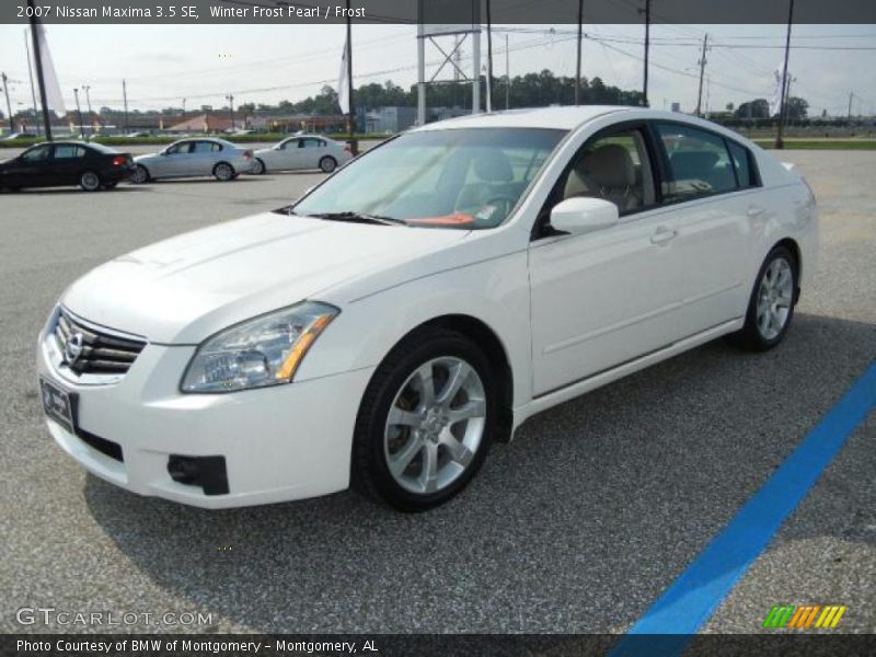 Winter Frost Pearl / Frost 2007 Nissan Maxima 3.5 SE