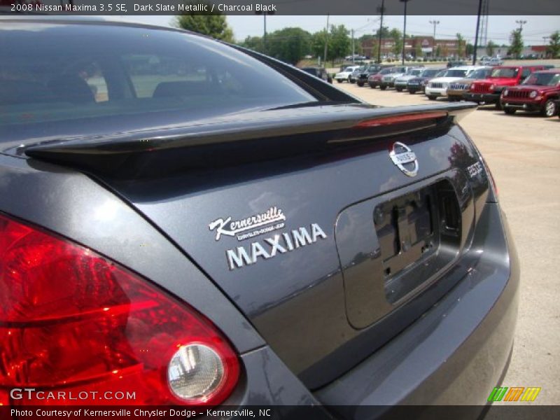 Dark Slate Metallic / Charcoal Black 2008 Nissan Maxima 3.5 SE