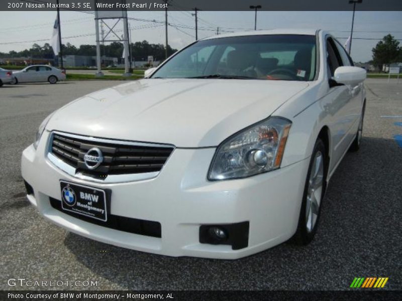 Winter Frost Pearl / Frost 2007 Nissan Maxima 3.5 SE