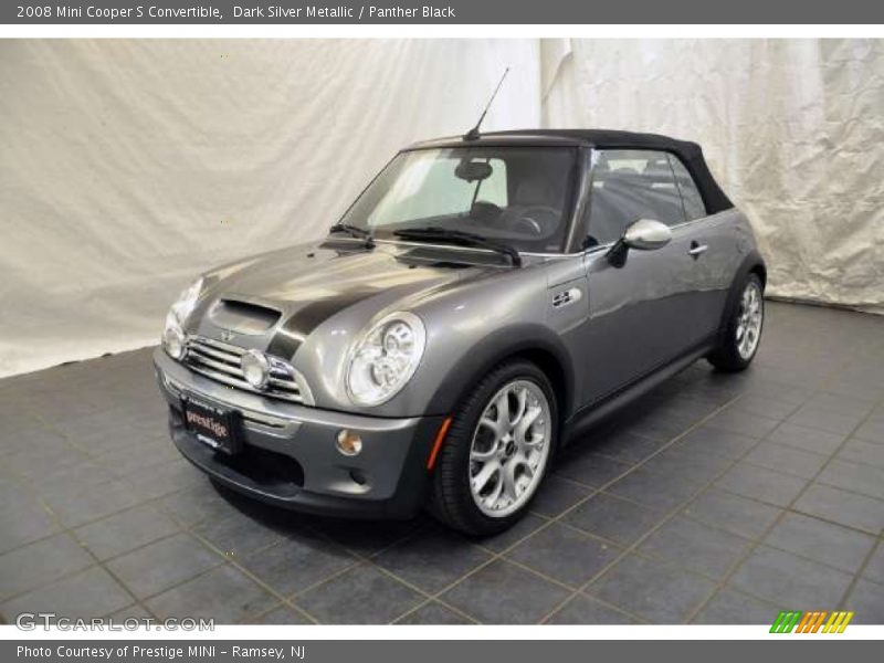 Dark Silver Metallic / Panther Black 2008 Mini Cooper S Convertible