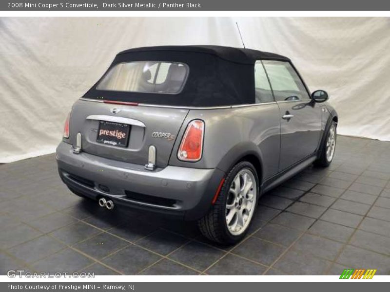 Dark Silver Metallic / Panther Black 2008 Mini Cooper S Convertible