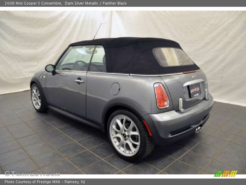 Dark Silver Metallic / Panther Black 2008 Mini Cooper S Convertible