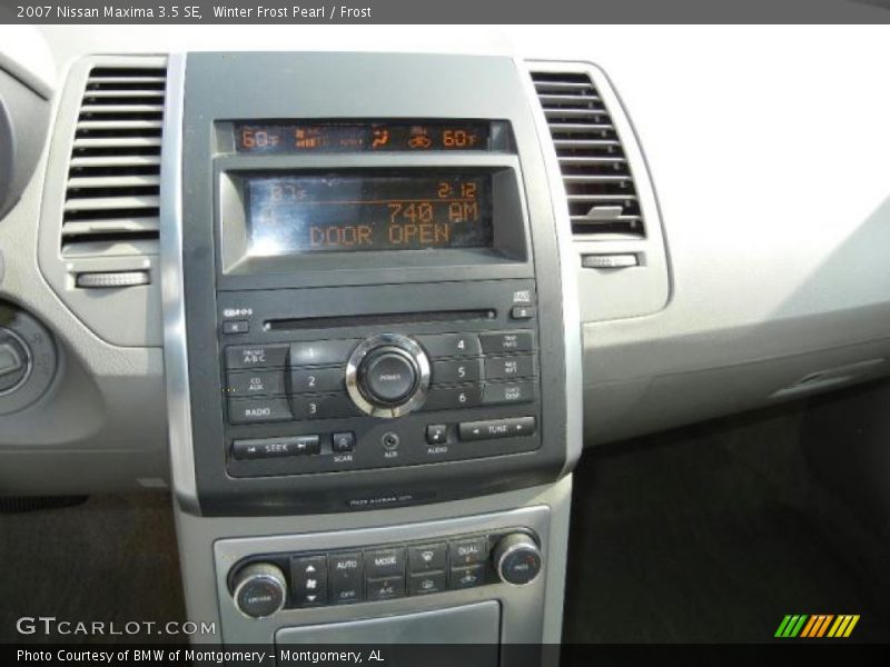 Winter Frost Pearl / Frost 2007 Nissan Maxima 3.5 SE
