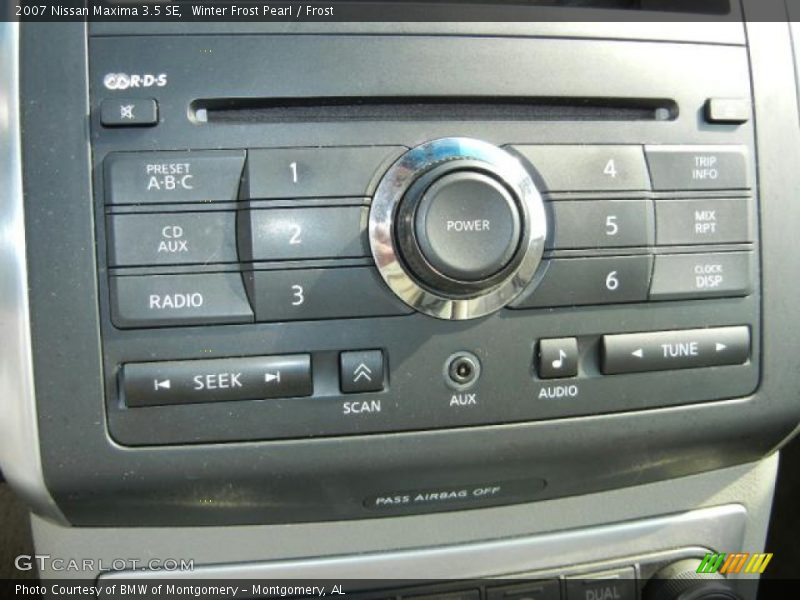 Winter Frost Pearl / Frost 2007 Nissan Maxima 3.5 SE