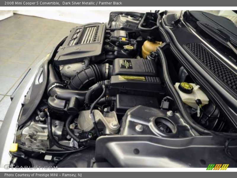 Dark Silver Metallic / Panther Black 2008 Mini Cooper S Convertible