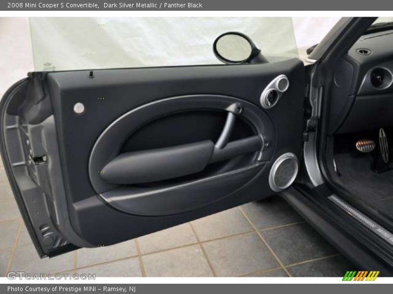 Dark Silver Metallic / Panther Black 2008 Mini Cooper S Convertible