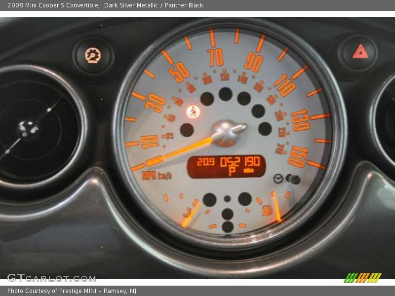 Dark Silver Metallic / Panther Black 2008 Mini Cooper S Convertible