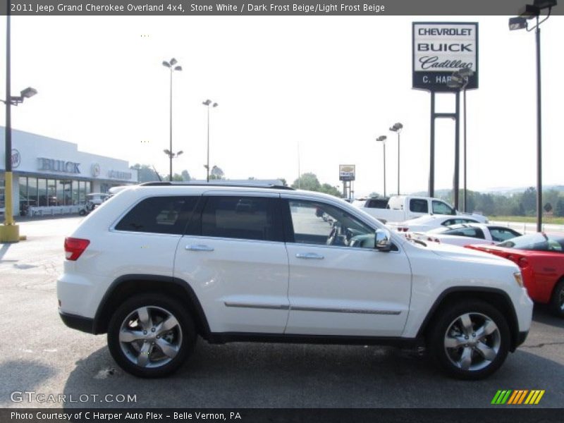 Stone White / Dark Frost Beige/Light Frost Beige 2011 Jeep Grand Cherokee Overland 4x4