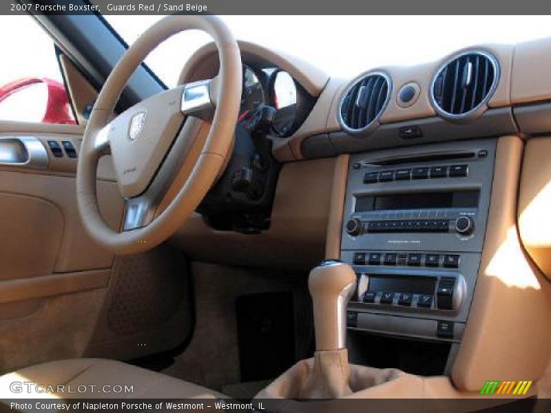 Guards Red / Sand Beige 2007 Porsche Boxster