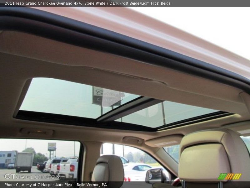 Stone White / Dark Frost Beige/Light Frost Beige 2011 Jeep Grand Cherokee Overland 4x4