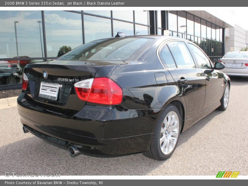 Jet Black / Black Dakota Leather 2008 BMW 3 Series 335xi Sedan