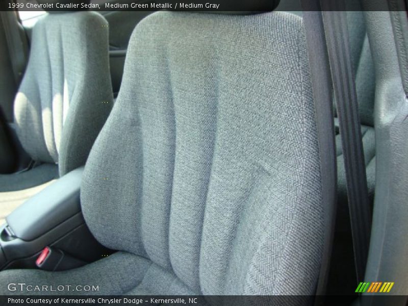 Medium Green Metallic / Medium Gray 1999 Chevrolet Cavalier Sedan