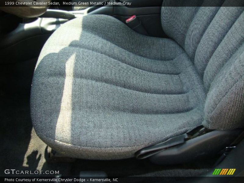 Medium Green Metallic / Medium Gray 1999 Chevrolet Cavalier Sedan