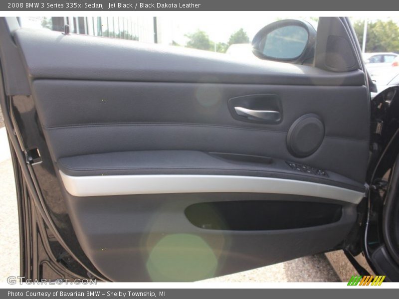 Jet Black / Black Dakota Leather 2008 BMW 3 Series 335xi Sedan