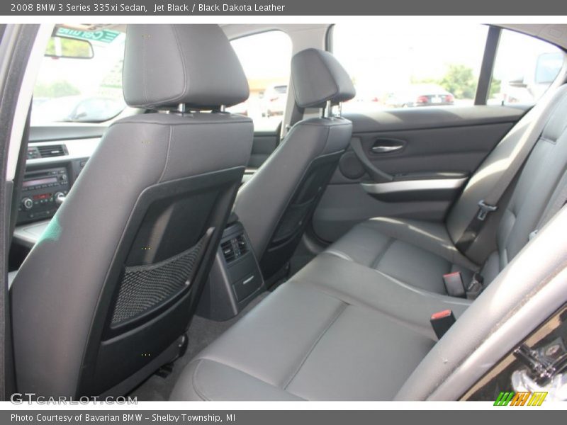 Jet Black / Black Dakota Leather 2008 BMW 3 Series 335xi Sedan