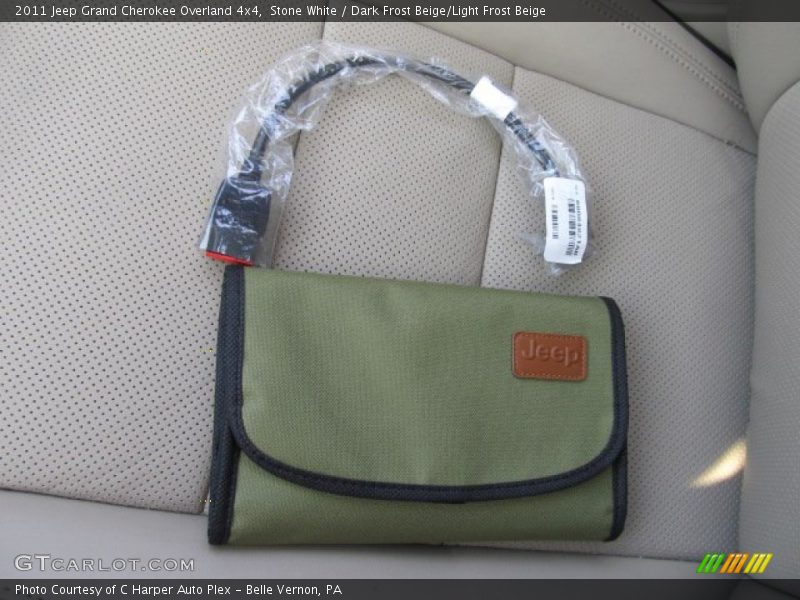 Stone White / Dark Frost Beige/Light Frost Beige 2011 Jeep Grand Cherokee Overland 4x4