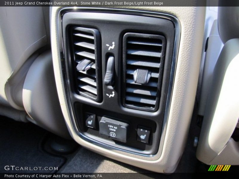 Stone White / Dark Frost Beige/Light Frost Beige 2011 Jeep Grand Cherokee Overland 4x4