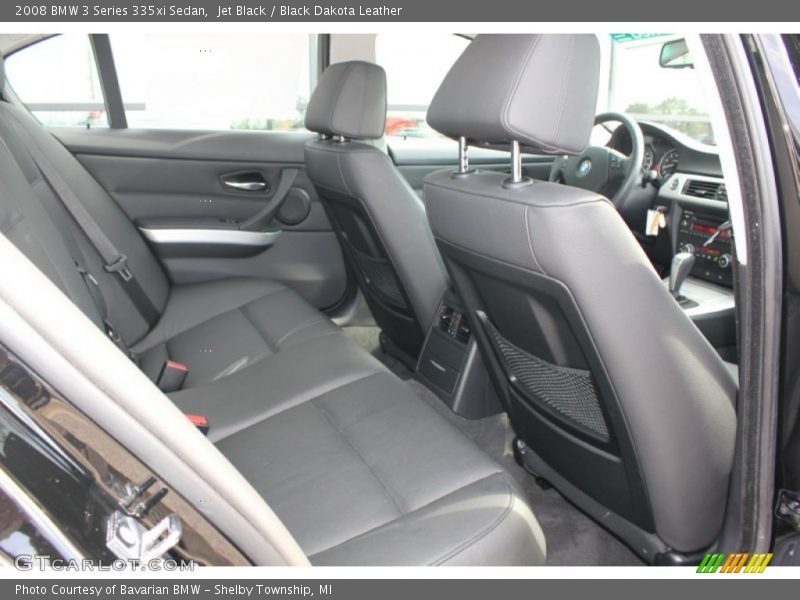 Jet Black / Black Dakota Leather 2008 BMW 3 Series 335xi Sedan