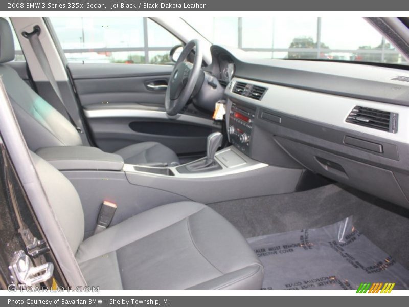Jet Black / Black Dakota Leather 2008 BMW 3 Series 335xi Sedan