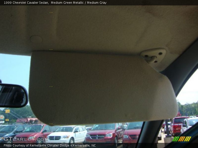 Medium Green Metallic / Medium Gray 1999 Chevrolet Cavalier Sedan