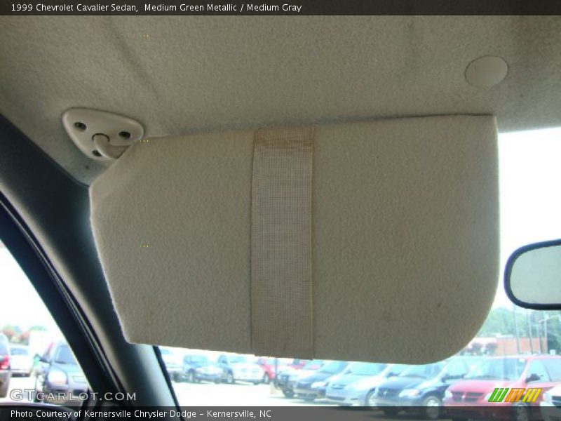 Medium Green Metallic / Medium Gray 1999 Chevrolet Cavalier Sedan