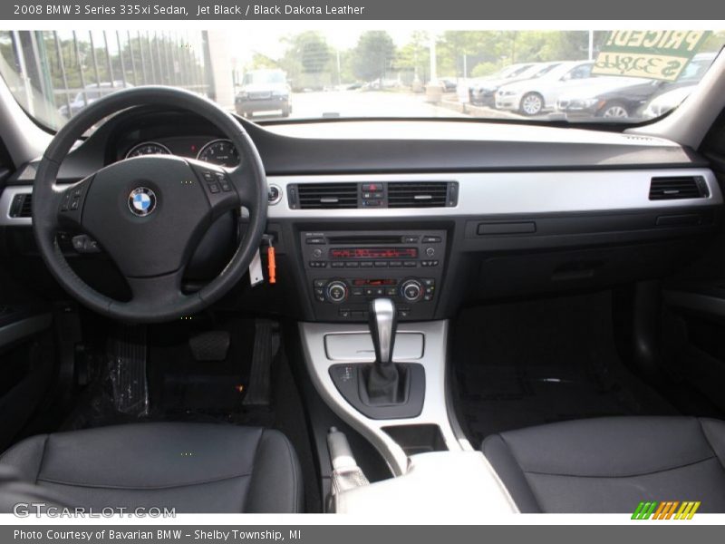 Jet Black / Black Dakota Leather 2008 BMW 3 Series 335xi Sedan
