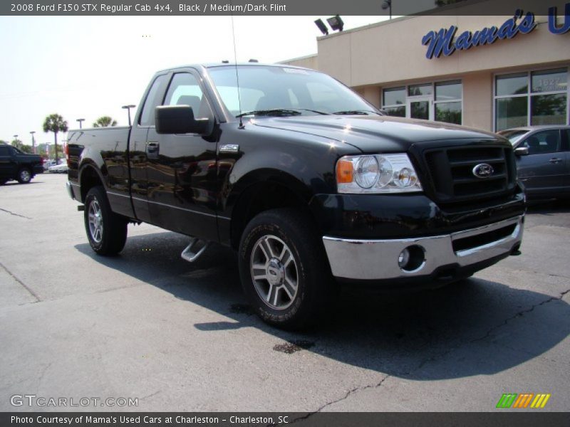 Black / Medium/Dark Flint 2008 Ford F150 STX Regular Cab 4x4