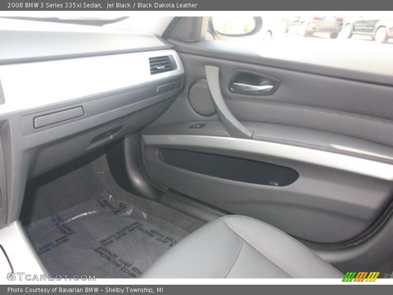 Jet Black / Black Dakota Leather 2008 BMW 3 Series 335xi Sedan