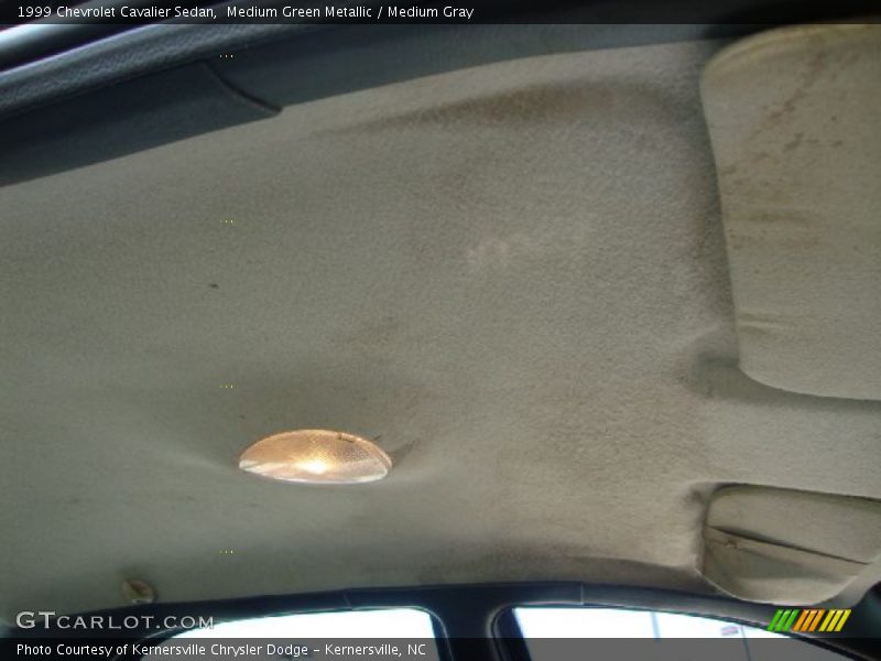 Medium Green Metallic / Medium Gray 1999 Chevrolet Cavalier Sedan