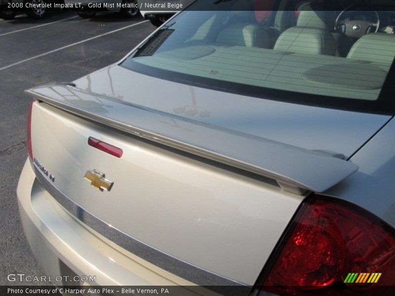 Gold Mist Metallic / Neutral Beige 2008 Chevrolet Impala LT