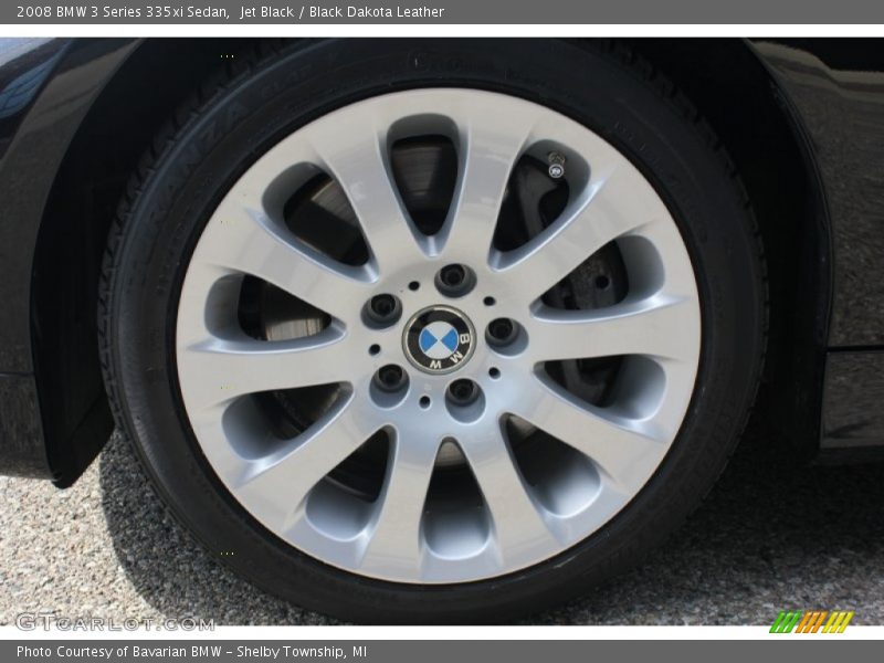 Jet Black / Black Dakota Leather 2008 BMW 3 Series 335xi Sedan