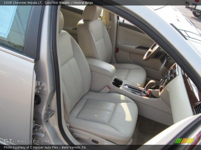 Gold Mist Metallic / Neutral Beige 2008 Chevrolet Impala LT