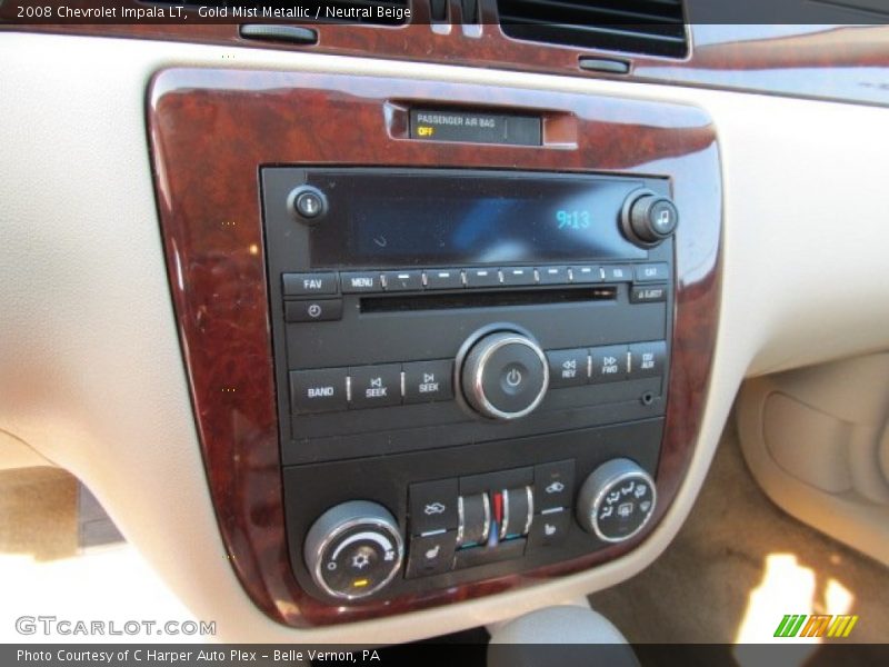 Gold Mist Metallic / Neutral Beige 2008 Chevrolet Impala LT