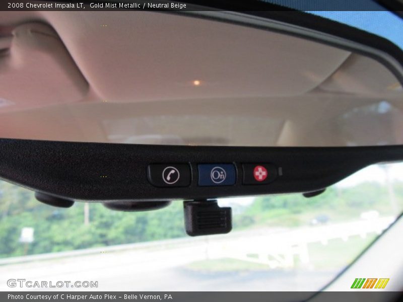 Gold Mist Metallic / Neutral Beige 2008 Chevrolet Impala LT