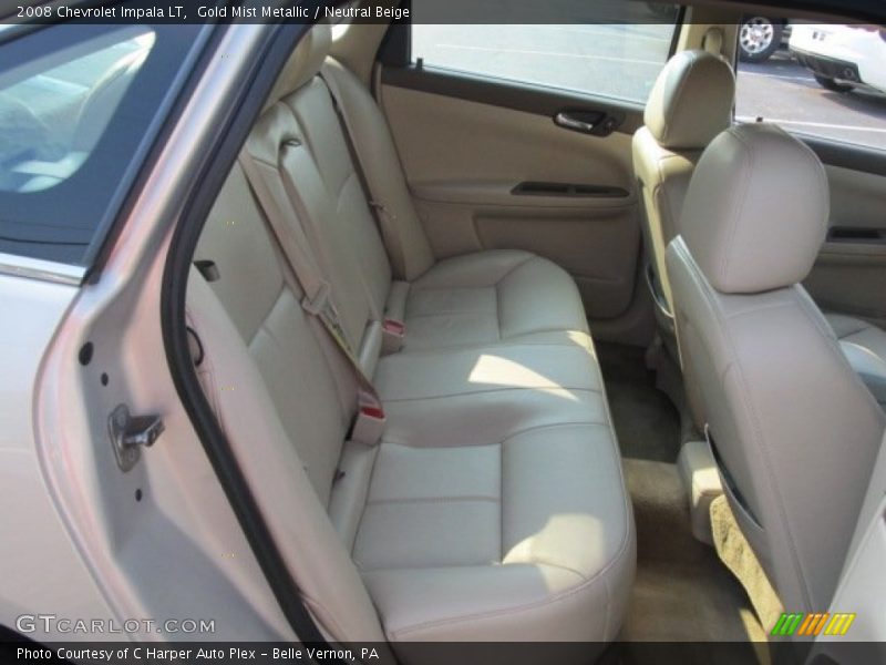 Gold Mist Metallic / Neutral Beige 2008 Chevrolet Impala LT