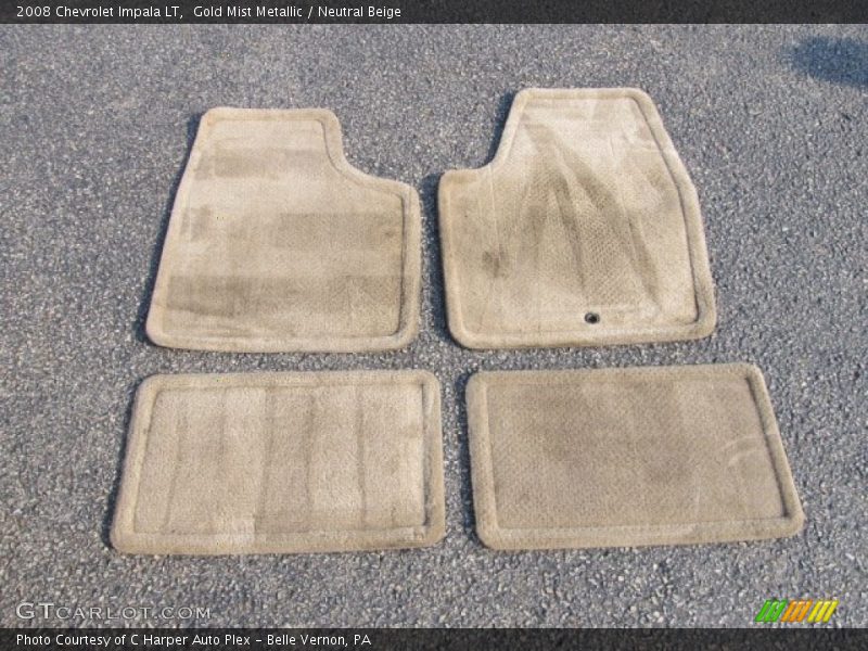 Gold Mist Metallic / Neutral Beige 2008 Chevrolet Impala LT