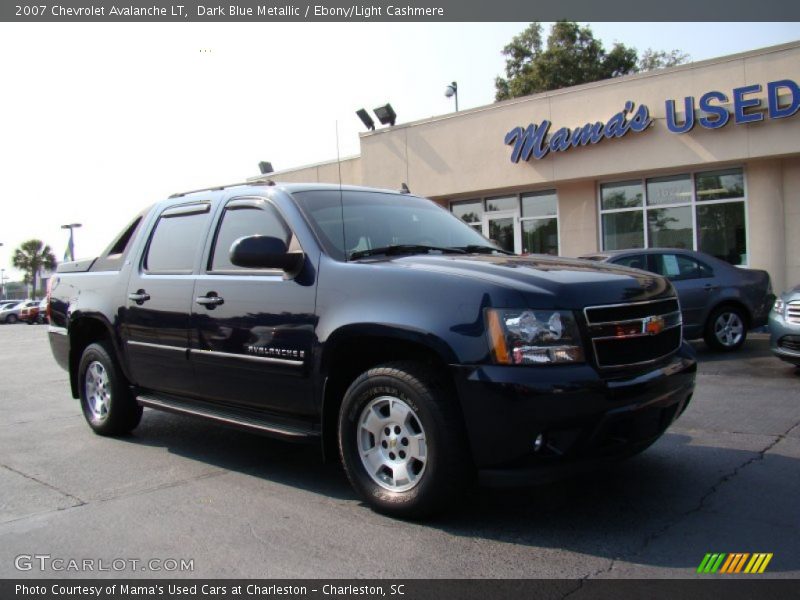 Dark Blue Metallic / Ebony/Light Cashmere 2007 Chevrolet Avalanche LT