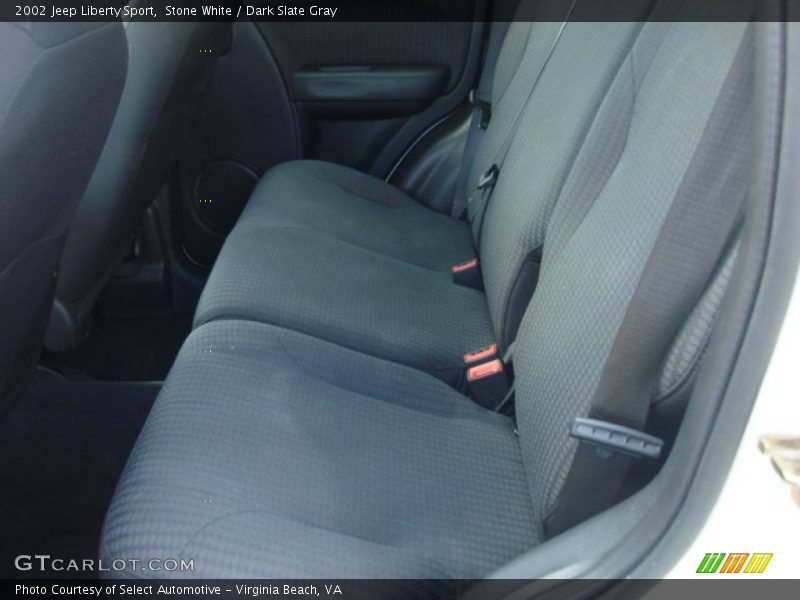 Stone White / Dark Slate Gray 2002 Jeep Liberty Sport