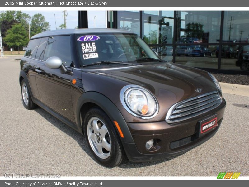 Hot Chocolate / Black/Grey 2009 Mini Cooper Clubman