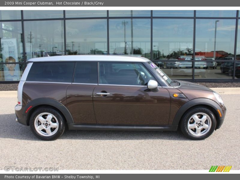 Hot Chocolate / Black/Grey 2009 Mini Cooper Clubman
