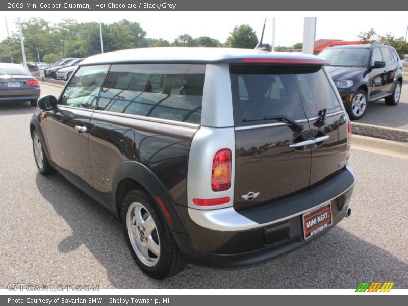 Hot Chocolate / Black/Grey 2009 Mini Cooper Clubman