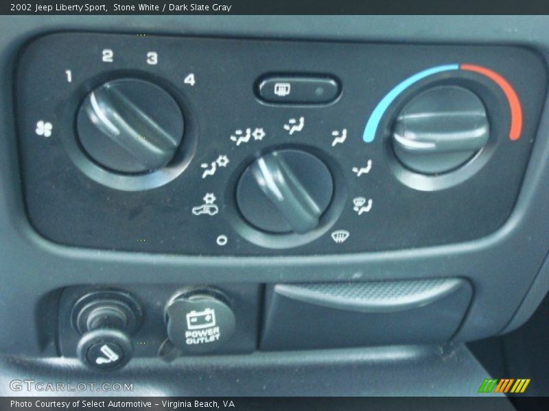 Controls of 2002 Liberty Sport