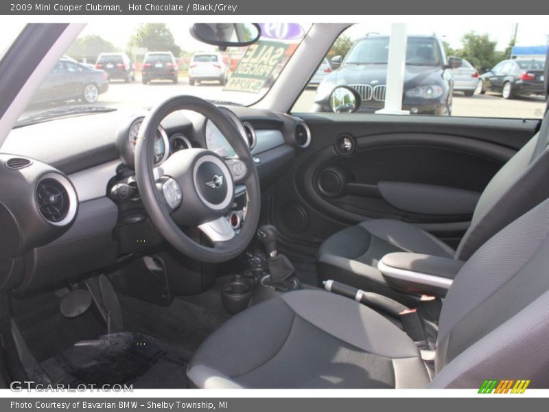 Hot Chocolate / Black/Grey 2009 Mini Cooper Clubman