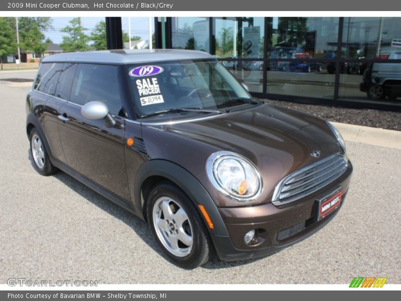 Hot Chocolate / Black/Grey 2009 Mini Cooper Clubman