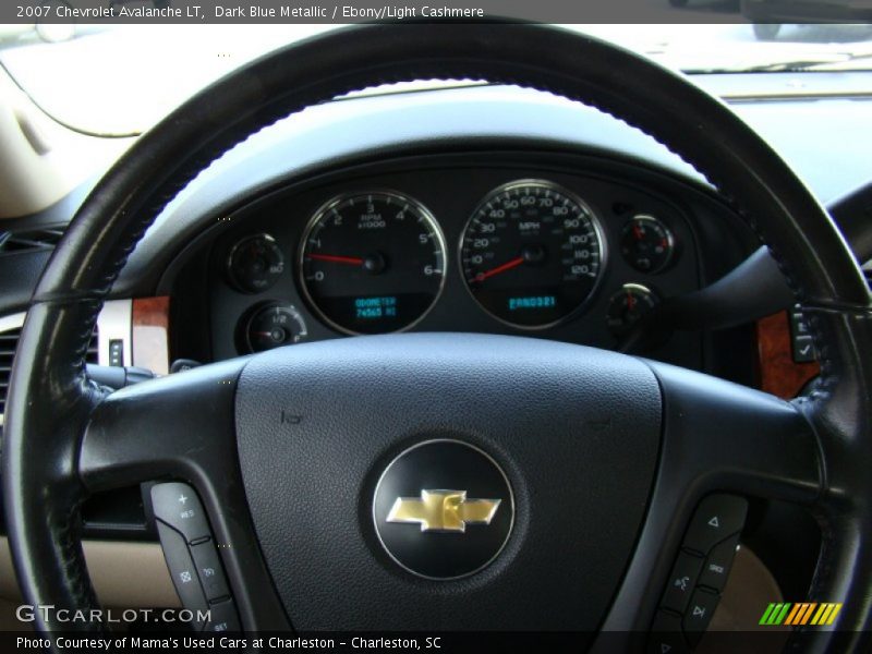 Dark Blue Metallic / Ebony/Light Cashmere 2007 Chevrolet Avalanche LT