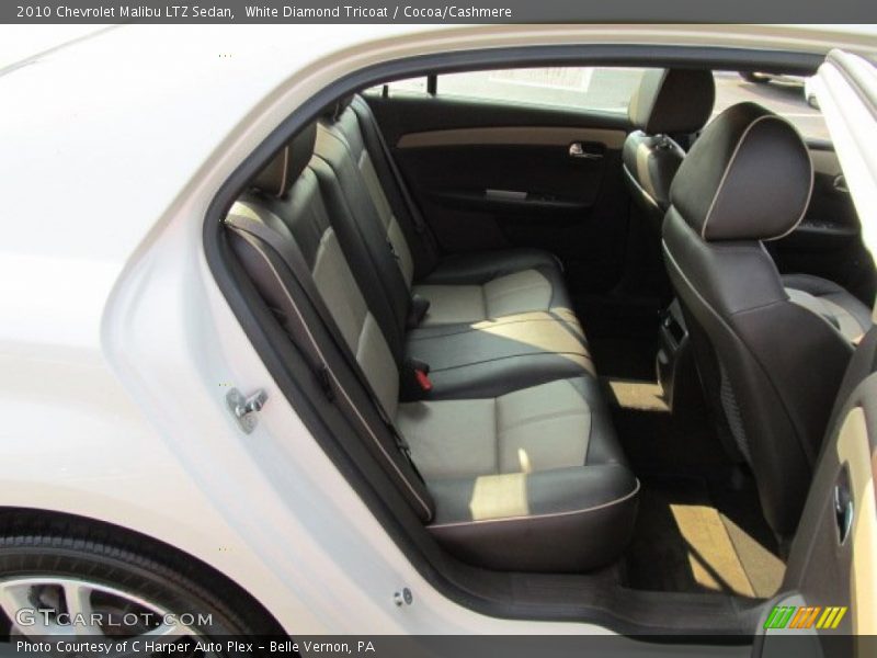 White Diamond Tricoat / Cocoa/Cashmere 2010 Chevrolet Malibu LTZ Sedan