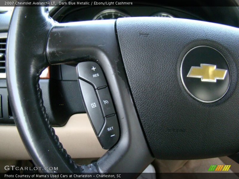 Dark Blue Metallic / Ebony/Light Cashmere 2007 Chevrolet Avalanche LT